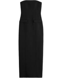 TOTEME - Strapless Crepe Maxi Dress - Lyst