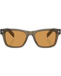 Prada - Eyewear Rectangular Frame Sunglasses - Lyst