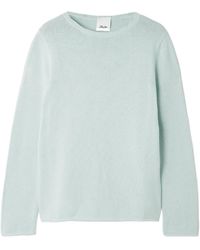 Allude - Cotton And Cashmere-Blend Sweater - Lyst