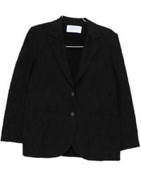 Harris Wharf London - Textured Single-Breasted Jacket - Lyst