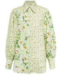 ALÉMAIS - Astra Floral Linen Shirt - Lyst