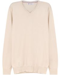 Brunello Cucinelli - V-Neck Sweater - Lyst
