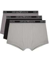 Emporio Armani - Core Logo Boxers 3-Pack - Lyst
