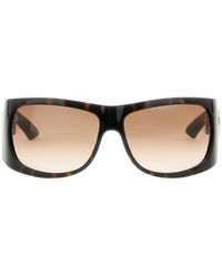 Gucci - Square-Frame Logo Sunglasses - Lyst