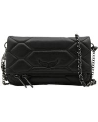 Zadig & Voltaire - Quilted Strap-Chain Shoulder Bag - Lyst