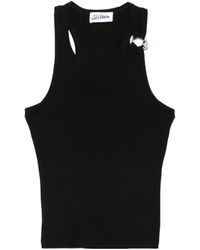 Jean Paul Gaultier - Tank Top With Piercing - Lyst