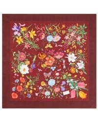 Gucci - Printed Twill Scarf - Lyst