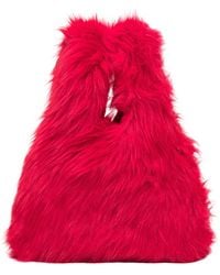 MSGM - Fluffy Small Satchel Bag - Lyst