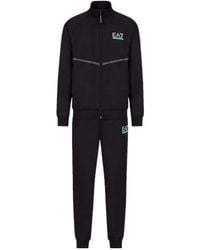 EA7 - Zip Hoodie And Pants 2-Piece Set - Lyst