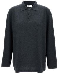 Lisa Yang - Caisa Polo Knitted Top - Lyst