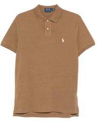 Polo Ralph Lauren - Logo-Embroidered Straight Hem Polo Shirt - Lyst