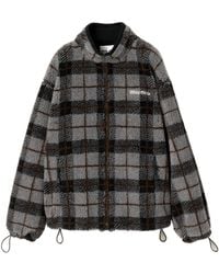 Miu Miu - Teddy Checked Jacket - Lyst
