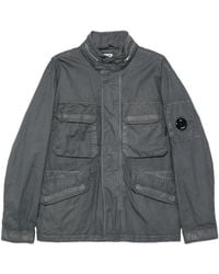 C.P. Company - 50 Fili Wax Pocket Zip Jacket - Lyst