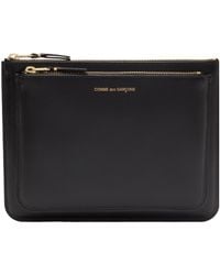 Comme des Garçons - Zip-Up Leather Wallet - Lyst