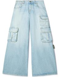 Off-White c/o Virgil Abloh - Wide Leg Cargo Jeans - Lyst