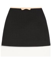 Valentino - Bow Detailed Mini Skirt - Lyst