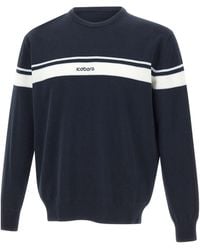 Iceberg - Stripe Logo Knitted Sweater - Lyst