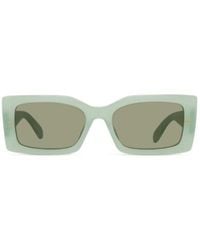 Stella McCartney - Eyewear Rectangle Frame Sunglasses - Lyst
