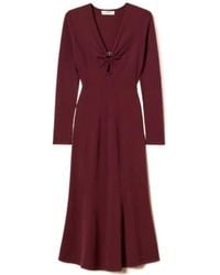 Twinset - Oval T Knitted Midi Dress - Lyst