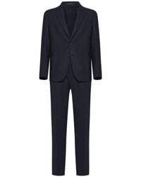 Tagliatore - Single-Breasted Wool Suit - Lyst