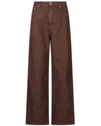 Sportmax - Denim Palazzo Trousers - Lyst