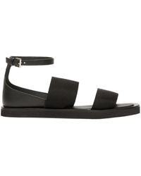 Max Mara - Leather Flat Sandals - Lyst