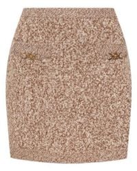 Versace - Knitted Mini Skirt - Lyst