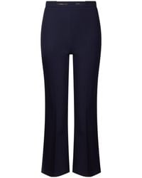 Elisabetta Franchi - Pleated Flared Pants - Lyst