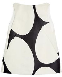 Dries Van Noten - Dabel Giant Egg Satin Mini Dress - Lyst