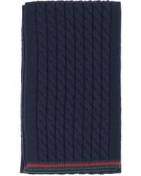Gucci - Children's Knit Wool Scarf With Web - Lyst