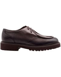Doucal's - Raised Stitch Derby Shoes - Lyst