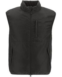 Aspesi - High-Neck Zip-Up Gilet - Lyst