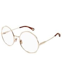 Chloé - Chloé Eyewear Round Frame Glasses - Lyst