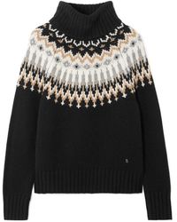 Bogner - Ingrid Fair Isle Cashmere Turtleneck Sweater - Lyst