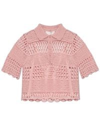 Zimmermann - Shirt With A Decorative Weave - Lyst