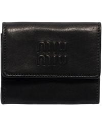 Miu Miu - Small Nappa Leather Wallet - Lyst
