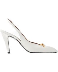 Versace - Clelia Nappa Slingbacks 90 Mm - Lyst