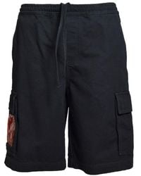 44 Label Group - Cargo Bermuda Shorts With Logo - Lyst