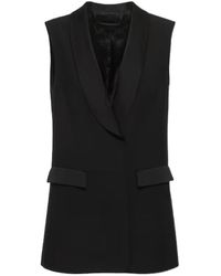 Alberta Ferretti - Lapel Pocket Vest - Lyst