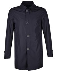 Herno - Single-Breasted Buttoned Shirt Coat - Lyst