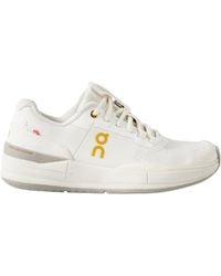 On Shoes - Felt-Trimmed Leather Sneakers - Lyst