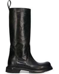 Rick Owens - Cyclops Leather Knee-High Boots - Lyst