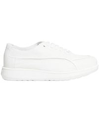 Giorgio Armani - Lace-Up Low-Top Leather Sneakers - Lyst