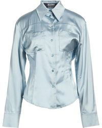 Jacquemus - Solid-Colored Satin Shirt - Lyst