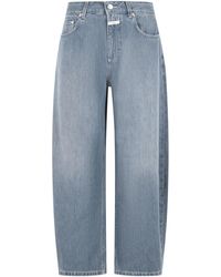 Closed - Jazzie Cropped Barrel Jeans - Lyst