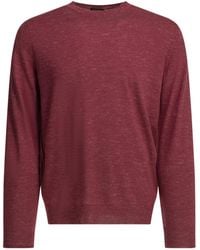 ZEGNA - Marl-Knit Crew-Neck Sweater - Lyst
