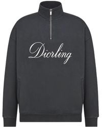 Dior - Diorling Sweatshirt With Zip On The Collar - Lyst