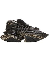 Balmain - Unicorn Lace-Up Sneakers - Lyst
