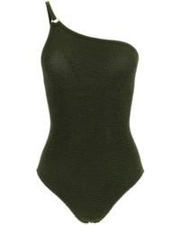 Hunza G - Clara One-Shoulder Swimsuit - Lyst