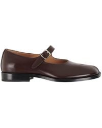Maison Margiela - Tabi Mary Jane Flat Shoes - Lyst